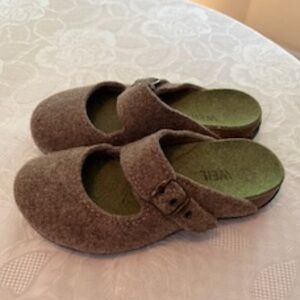 Dr.Weil Wool Clogs - Dark Beige
